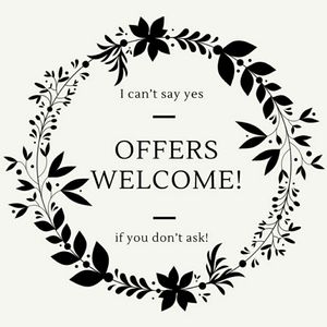 Don't be shy offers are welcome.